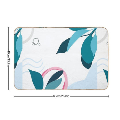 Color Pallete Organic Abstract Art Minimalist  Versatile Bath Mat