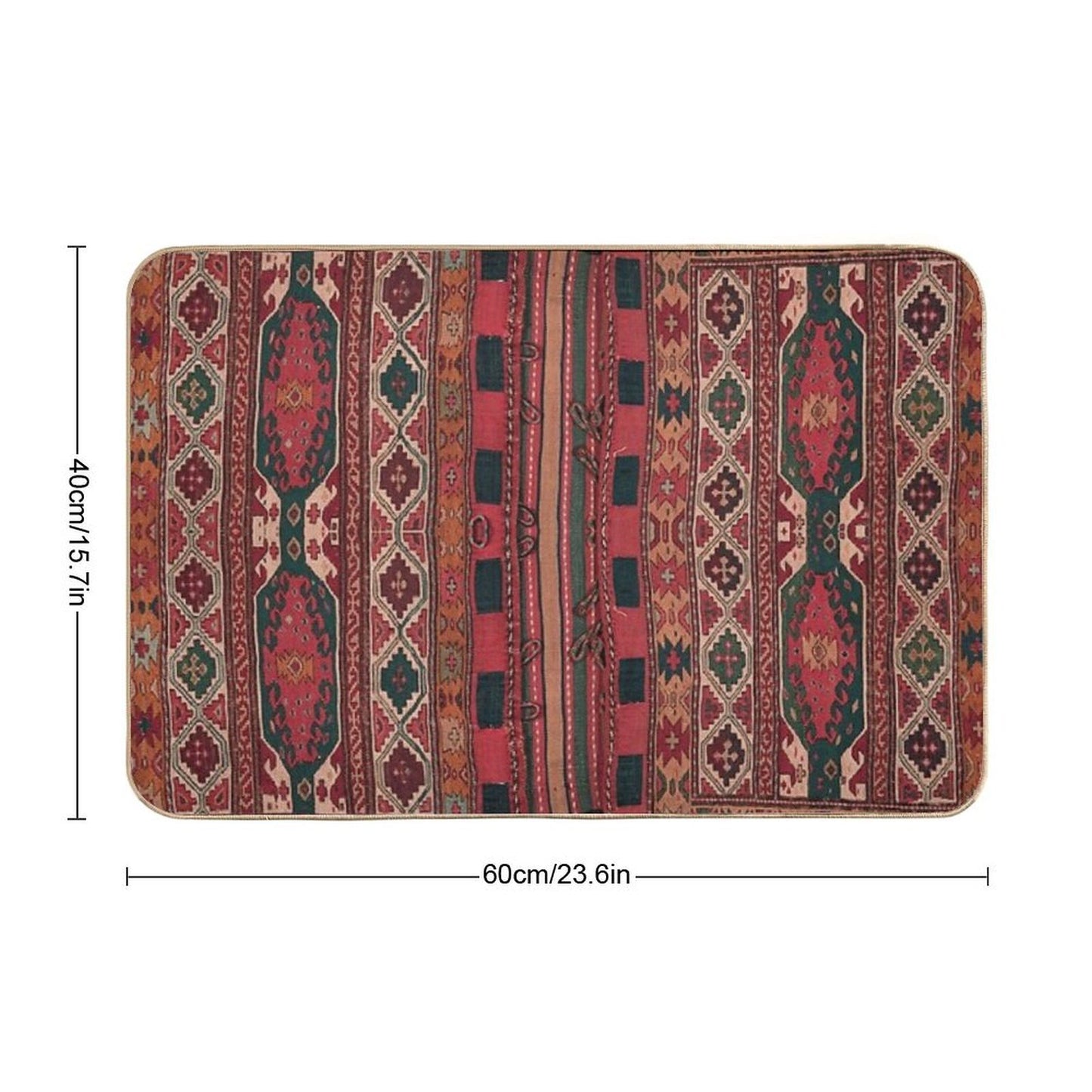 Heritage Moroccan Berber Style Design  Multi-Purpose Bath Mat