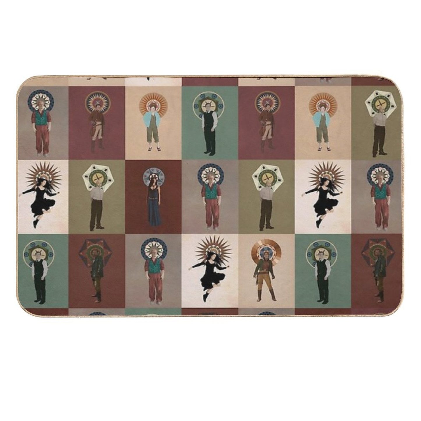 The Saints of Serenity  Stain-Proof Bath Mat