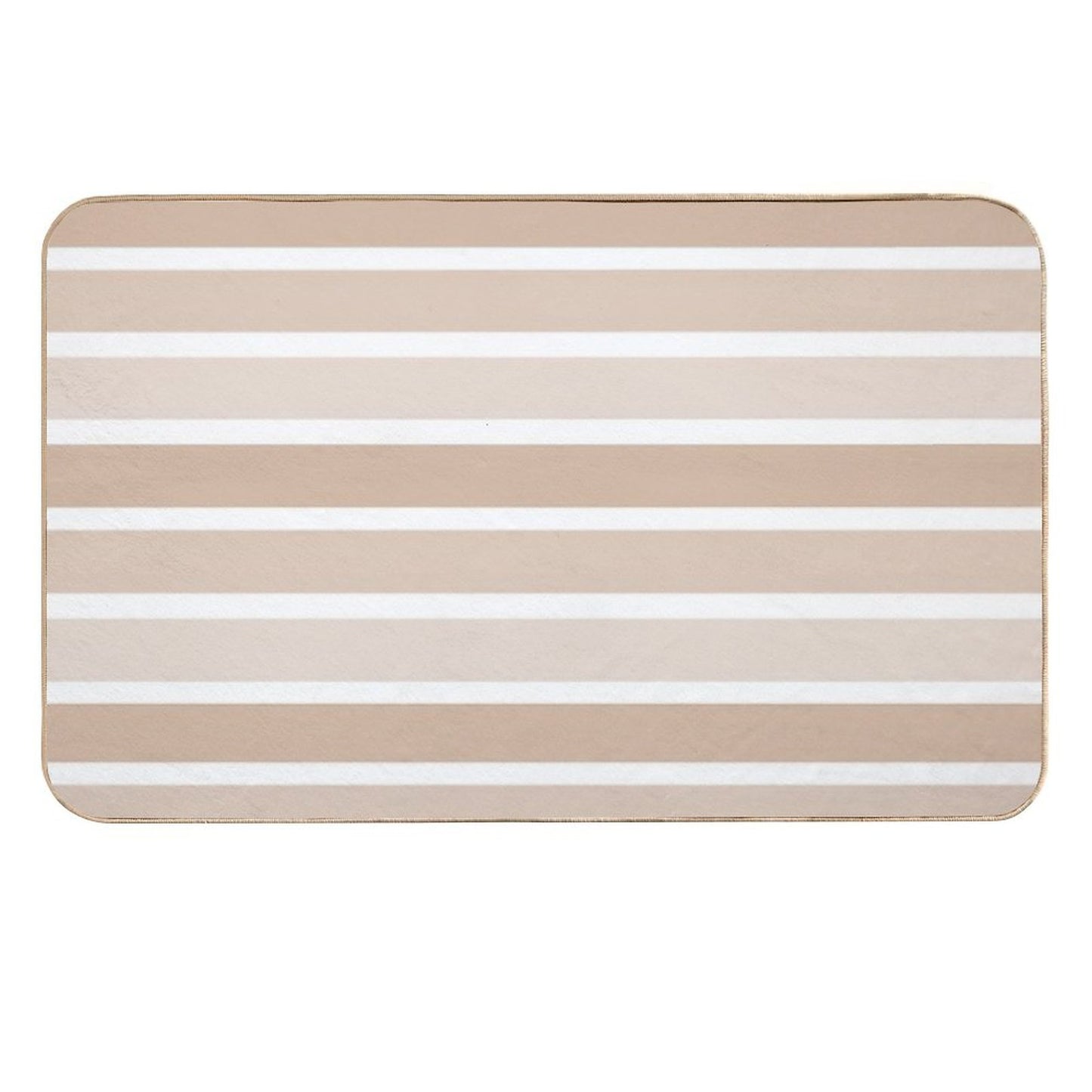 Nude Color Lines  Repositionable Bath Mat