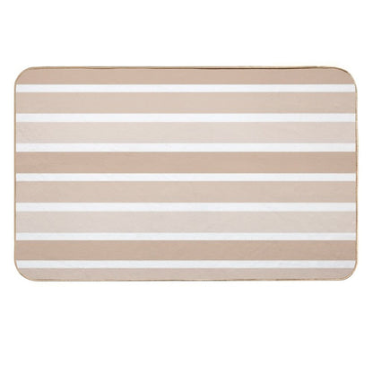 Nude Color Lines  Repositionable Bath Mat