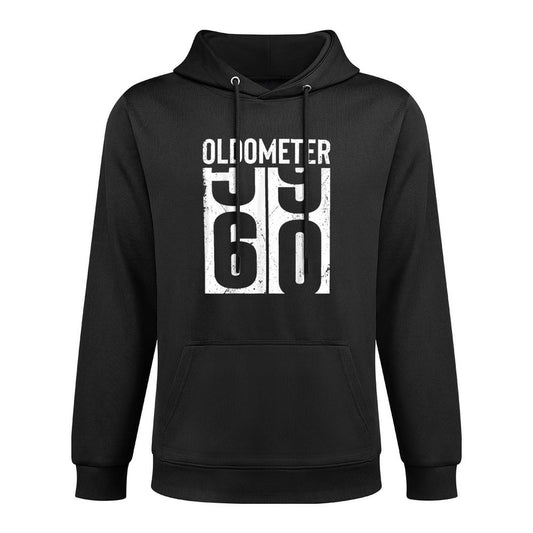Funny 60 Years Old 60th Birthday Odometer Oldometer Gift Men Pilling-Resistant Hoodie