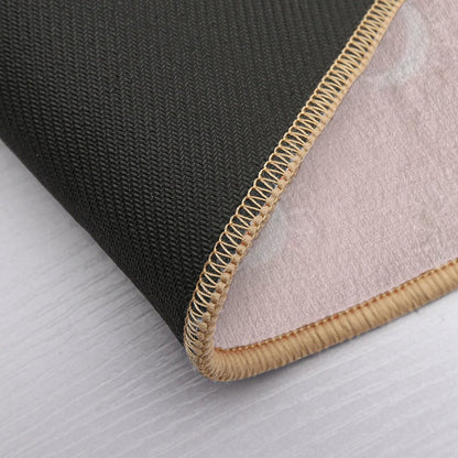 Pretty Sun And Moon Pattern Soft Aesthetic In Muted Colors Pale Pink  Multi-Purpose Bath Mat