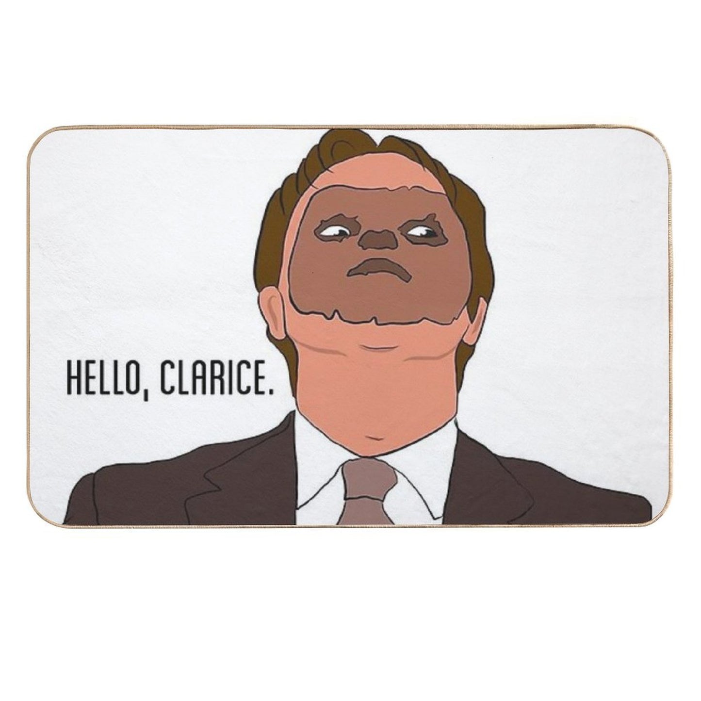 Hello Clarice  Stain-Proof Bath Mat