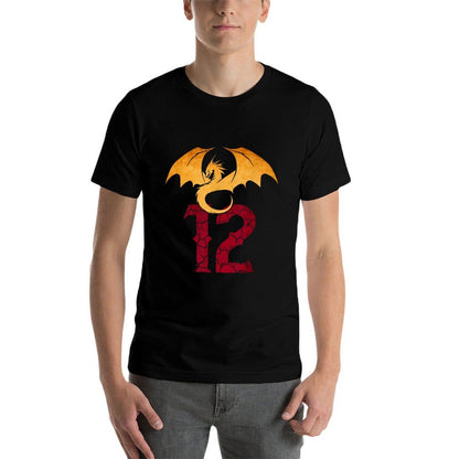 12 Year Old Birthday Dragon Fantasy 12th Bday Boy  Relaxed-fit T-Shirt