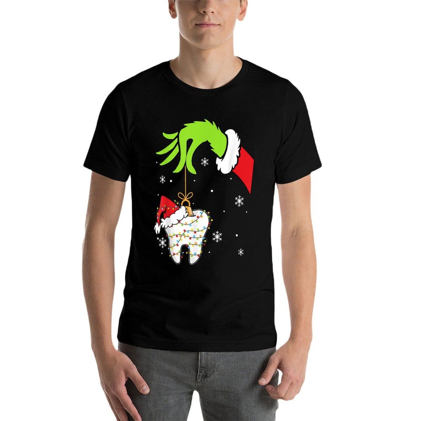 Christmas To-oth Dentist Dental Assistantth Pajamas Xmas  Eco-friendly Material T-Shirt