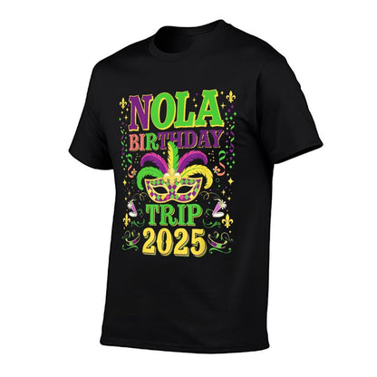 NOLA Birthday Trip New Orleans Girls Trip Vacation Matching  Vintage-inspired T-Shirt