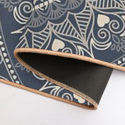 3 Running Hares  Dirt-Trapping Bath Mat