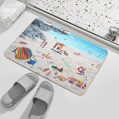 Dog Day Afternoon  Rapid-Drying Bath Mat