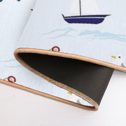 Lighthouse Sailor  Toxin-Free Bath Mat