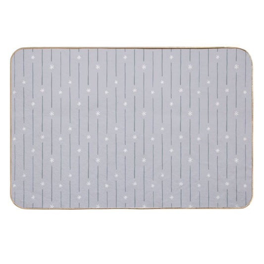 Swan River [blue]  Rapid-Drying Bath Mat