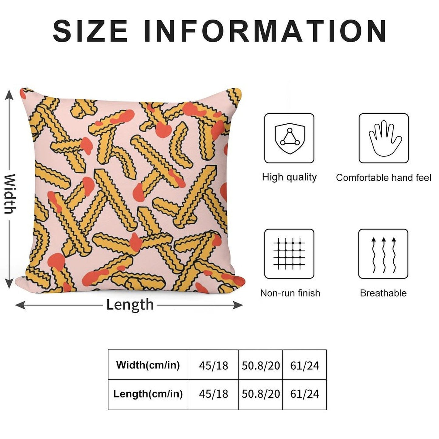 Friyay Soft Reinforced Edging Throw Pillow