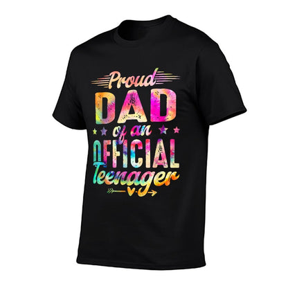 13 Years Old Proud Dad Officialnager 13th Birthday  Slim-fit Cut T-Shirt