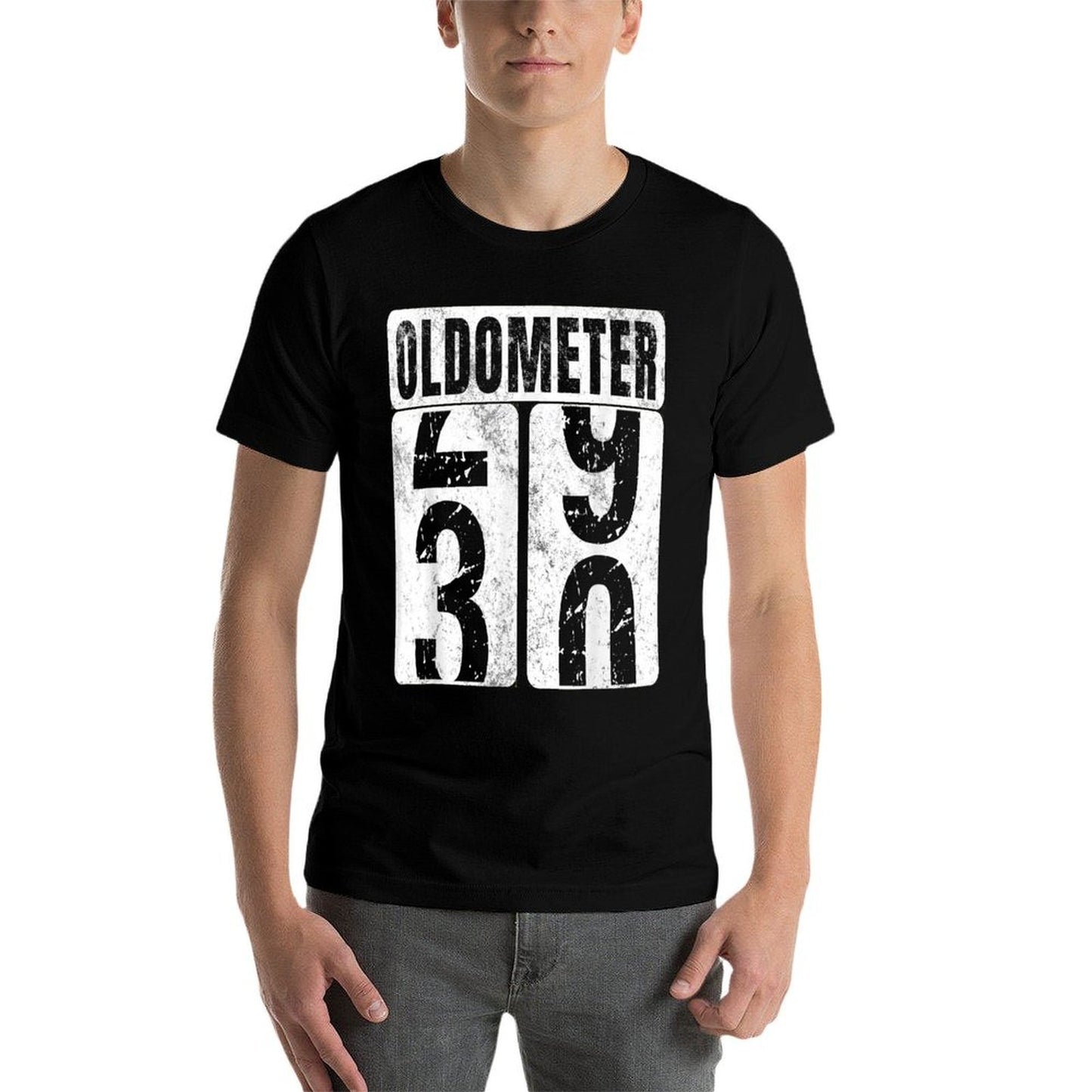 Oldometer 30 Vintage Funny 30th Birthday Gift Idea  Soft T-Shirt
