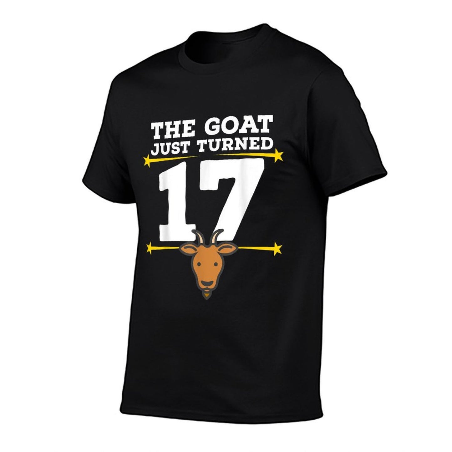The Goat Just Turned 17 - 17th Birthday Goat Theme  High-quality Stitching T-Shirt