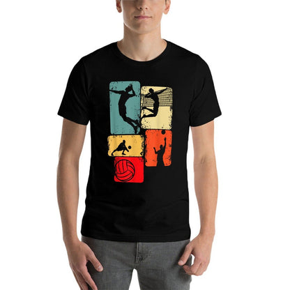 Volleyball Boys Men Youth  Vintage-inspired T-Shirt