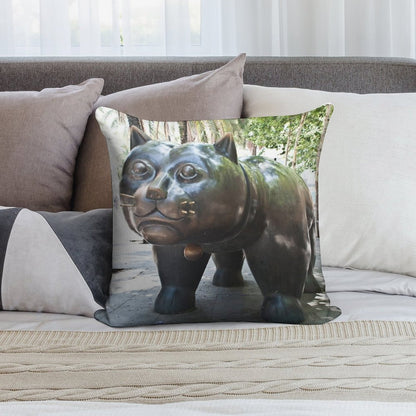 Fat Cat Soft Reinforced Edging Throw Pillow