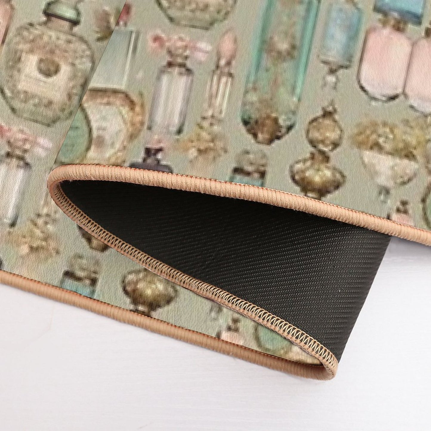 Nostalgic Fragrance Bottles  Toxin-Free Bath Mat