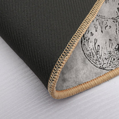 Vintage Octopus  Fade-Resistant Bath Mat