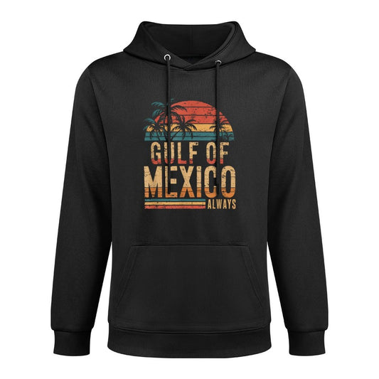 Gulf of Mexico Always Retro Vintage Gulf of Mexico Moisture-Wicking Hoodie