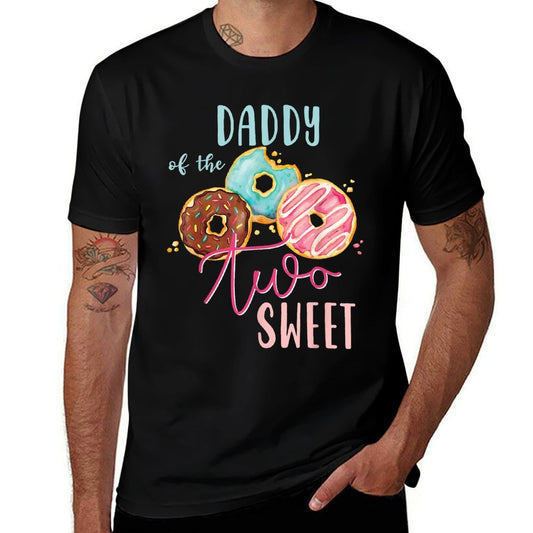 Daddy Sweet Two Donut Birthday Party Theme Girl  Vintage-inspired T-Shirt