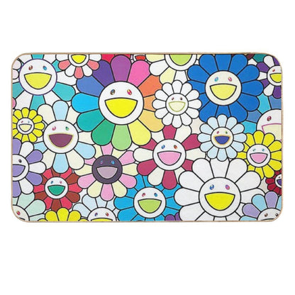 Rainbow Flower Durable Bath Mat