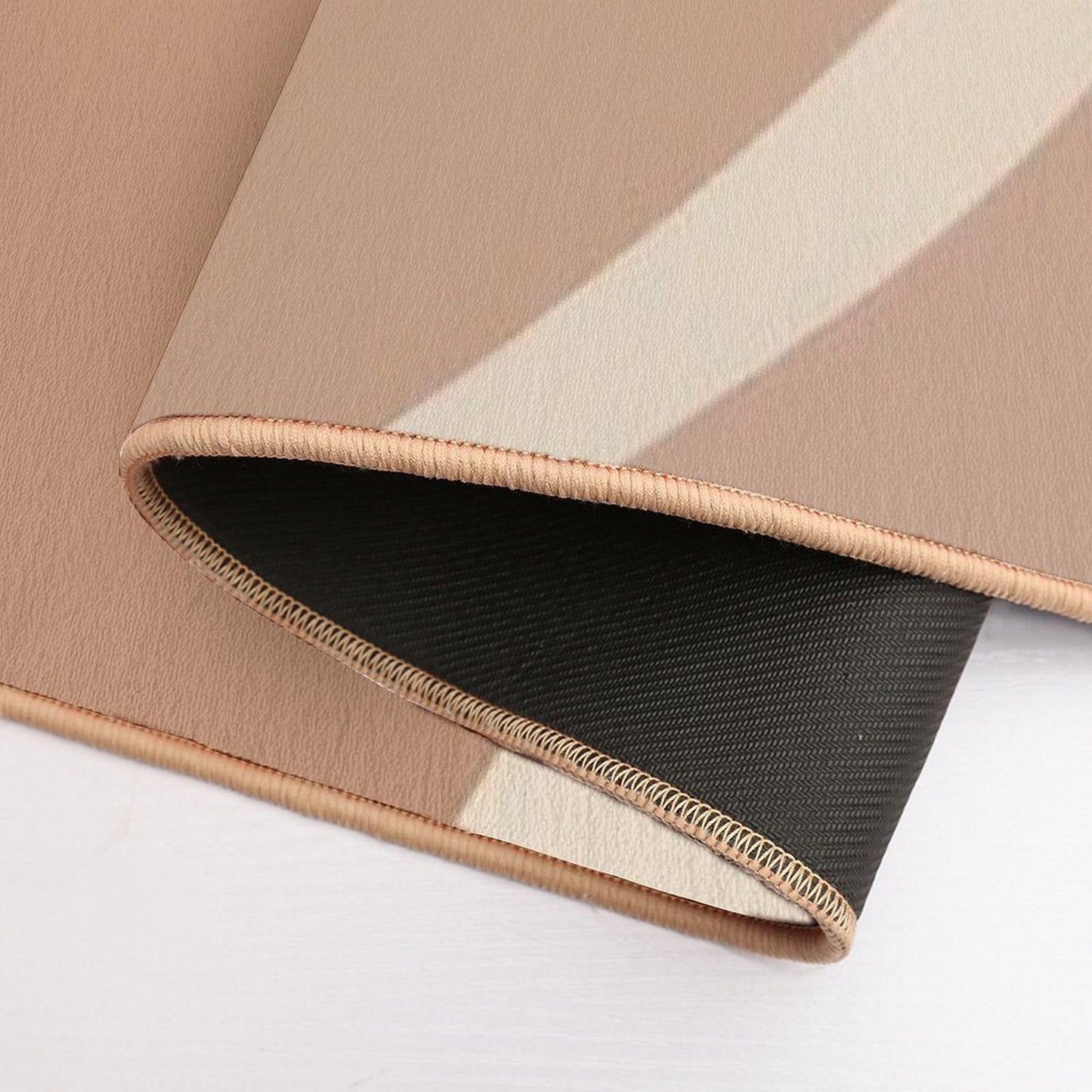 Minimal Modern  Abstract Shapes Pastel Pink  Stone Pattern  Eco-Friendly Bath Mat