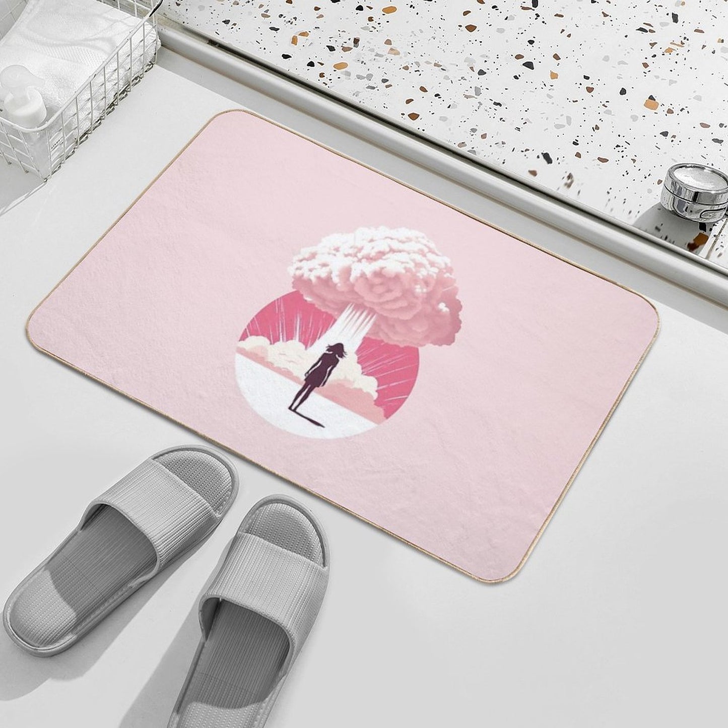 ORIGINAL BARBENHEIMER 2023  Stain-Proof Bath Mat