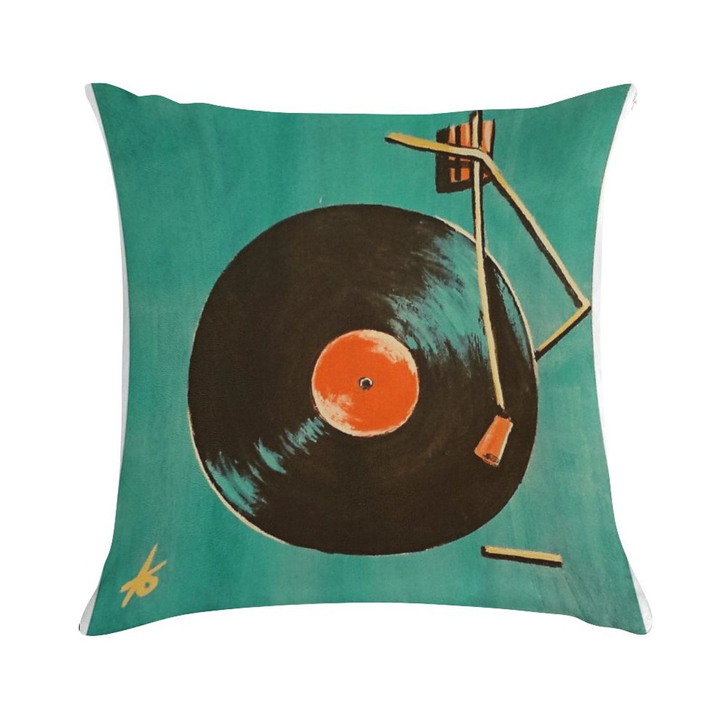 Longplay Soft Hidden Zipper Throw Pillow
