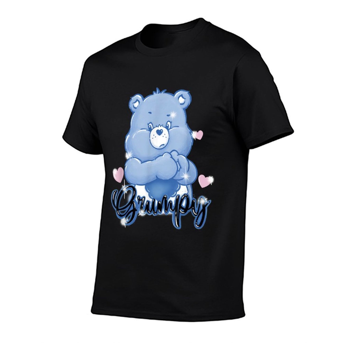 Care Bears Grumpy Bear Old School Graffiti Heart  Soft T-Shirt