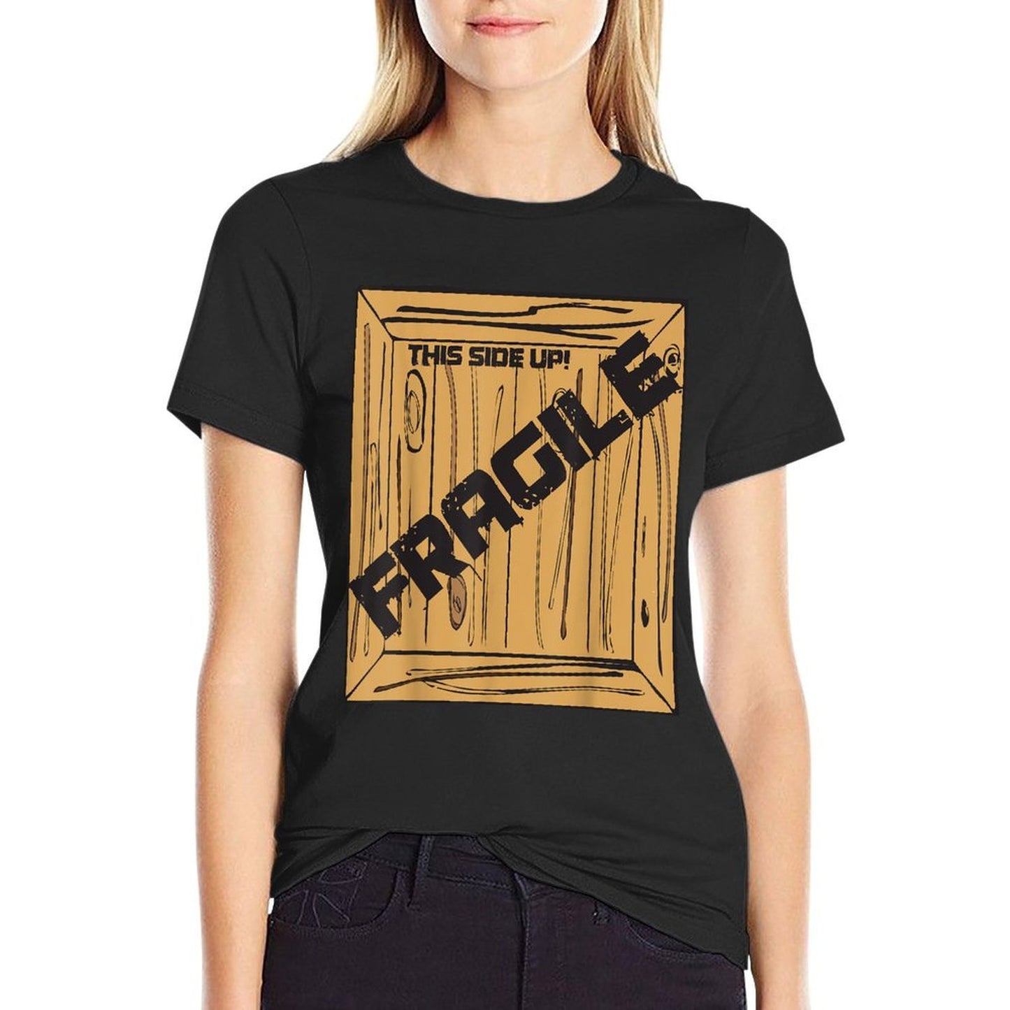 Fragile Halloween Christmas Costume Movie  Graphic-printed T-Shirt
