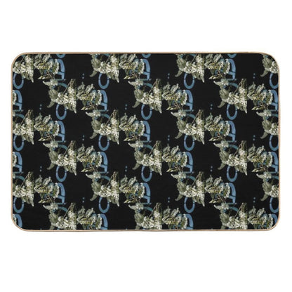November Haunts 2 Dark Botanical  Long-Lasting Bath Mat