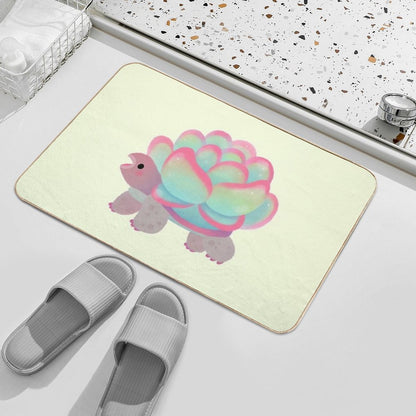 Cactus Tortoise  Anti-Trip Bath Mat