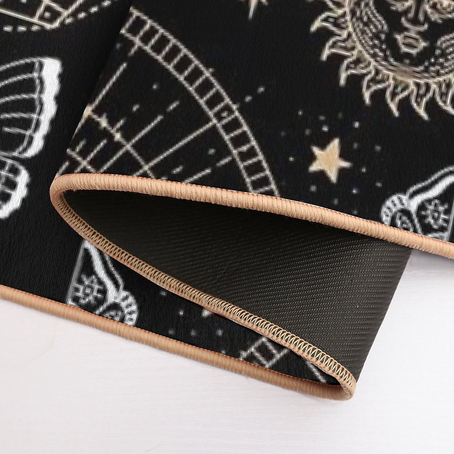 Dark Academia Gothic Frog Tarot Occult Moon Phases with Fairycore Aesthetic, Witchy Magical Goth Fantasy  Multi-Purpose Bath Mat