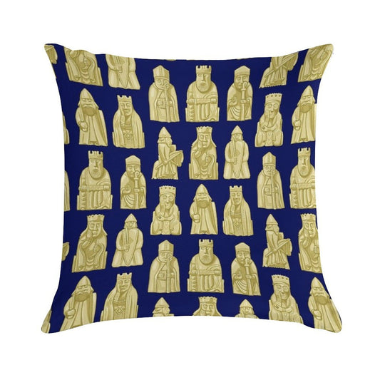 Lewis Chessmen Soft Easy Maintenance Throw Pillow
