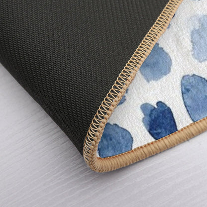 Indigo Love  Anti-Trip Bath Mat