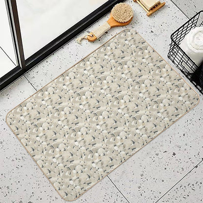 Limestone  Rapid-Drying Bath Mat