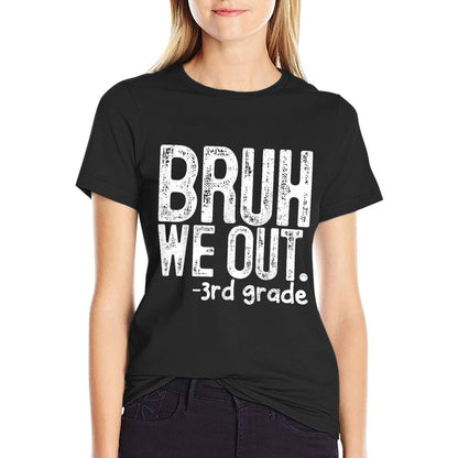 Bruh We Out 3rd Grade Last Day Of School Teachers Boys Kids  Lightweight T-Shirt