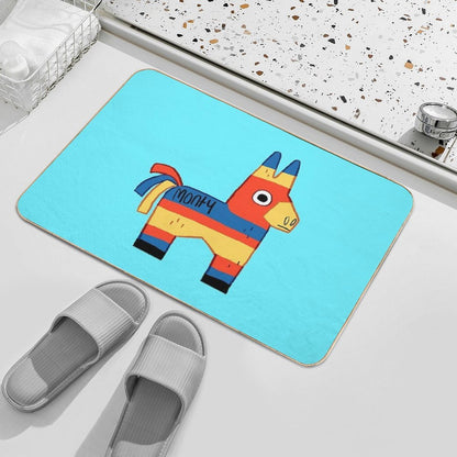 Monty The Pinata  Rapid-Drying Bath Mat