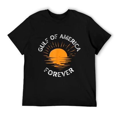 Gulf of USA America Retro Throwback Design Relaxed-fit T-Shirt