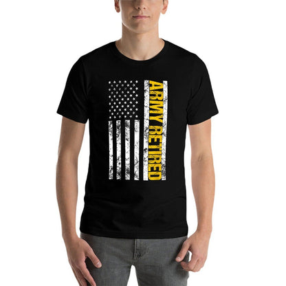 Army Retired Gift Military U.S. Army Retirement  Stretchy T-Shirt