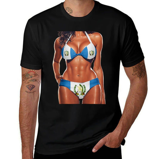 Guatemalan Women Bikini Outfit Heritage Guatemala  Trendy Pattern T-Shirt