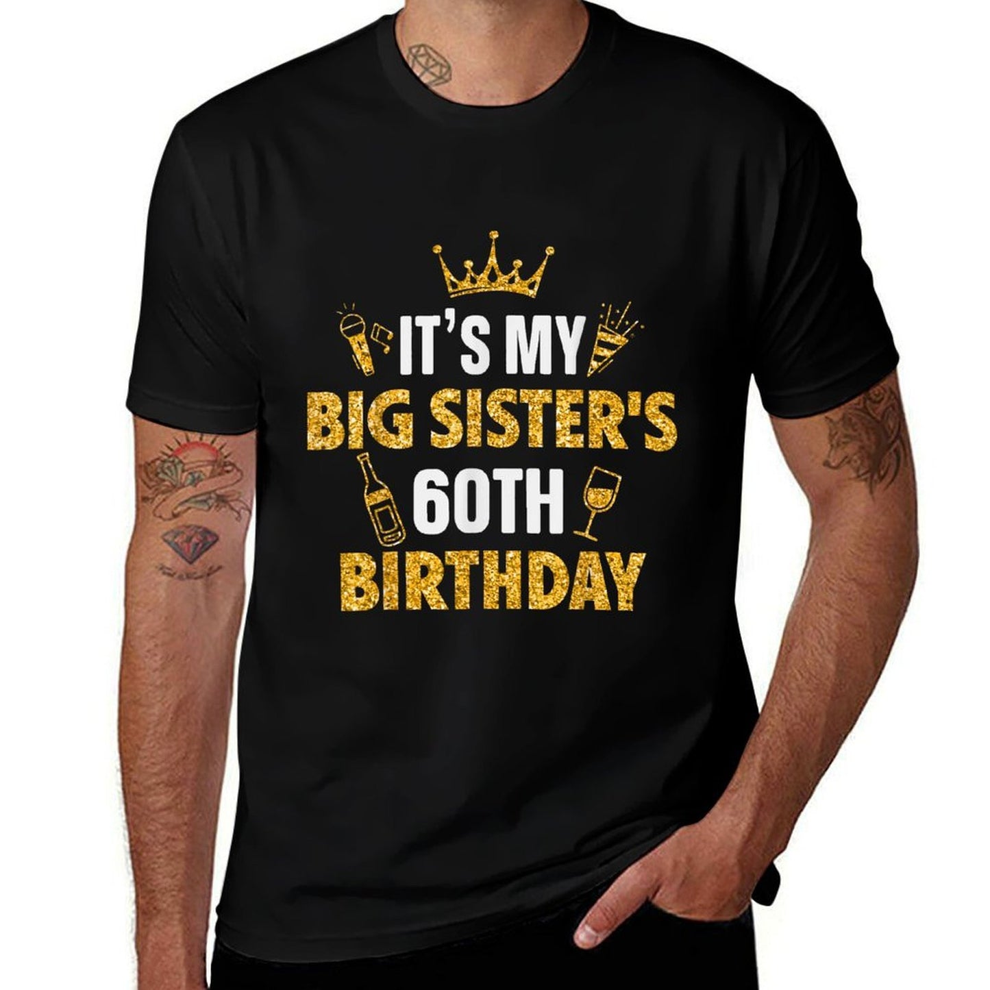 Sister It's My BIG SISTER's 60th Birthday 1965 60 Years Old  Classic T-Shirt
