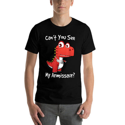 Funny Get Well Broken Arm Dinosaur with A Cast My Armissaur Quick-drying T-Shirt