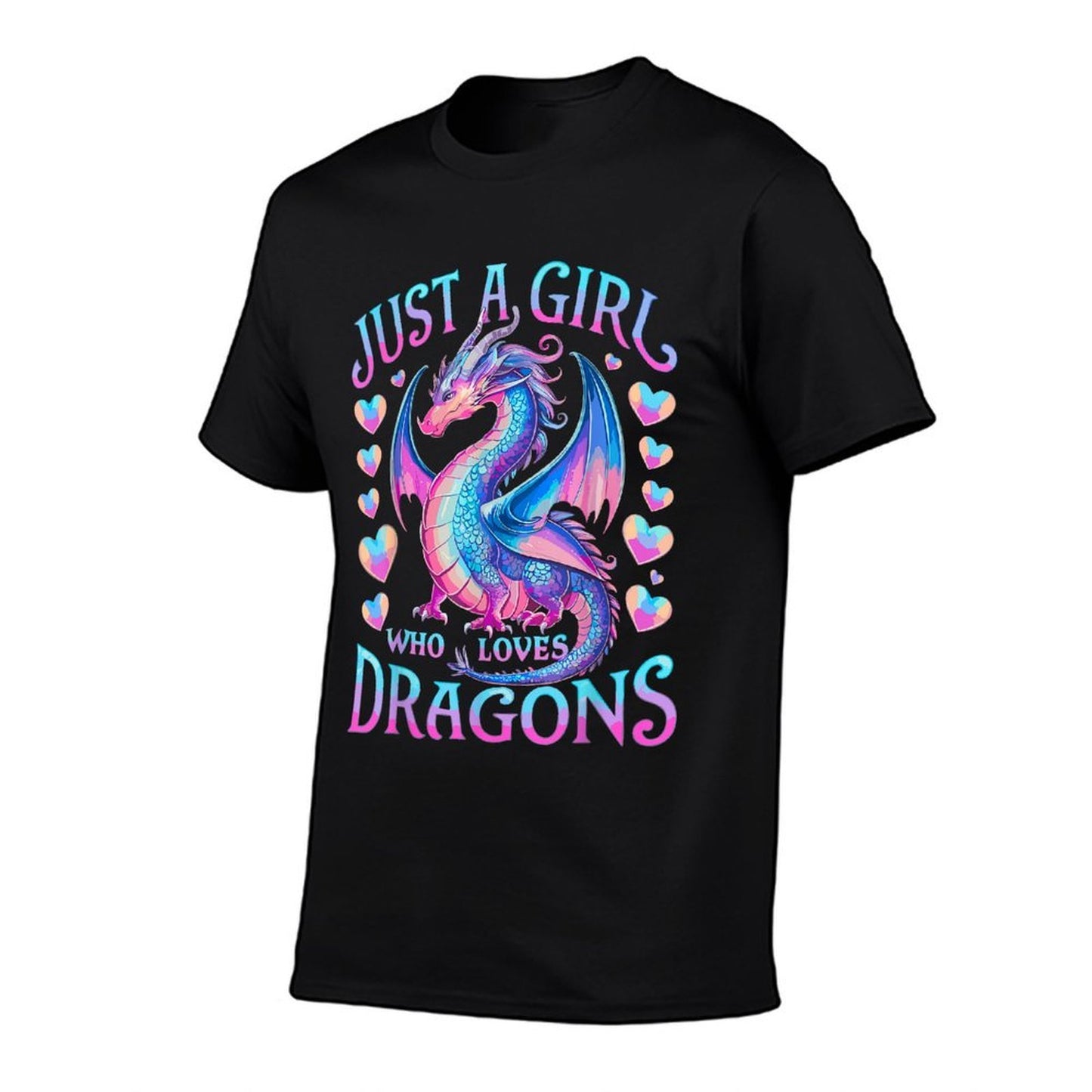 Just A Girl Who Loves Dragons Cute Dragon  Breathable T-Shirt
