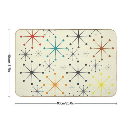 Atomic Retro  Anti-Trip Bath Mat