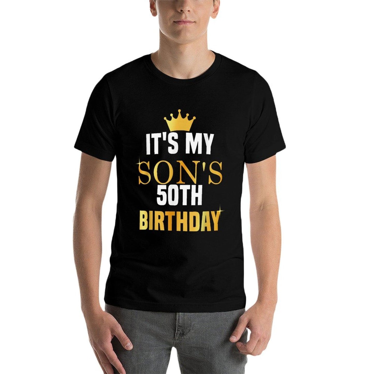 Its My Son's 50th Birthday Fun Sibling Celebration Party  Relaxed-fit T-Shirt