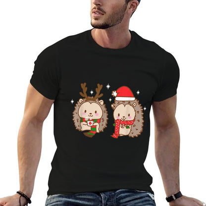 Hedgehog Christmas  Stretchy T-Shirt
