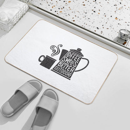 Coffee Smells Better  Absorbent Bath Mat