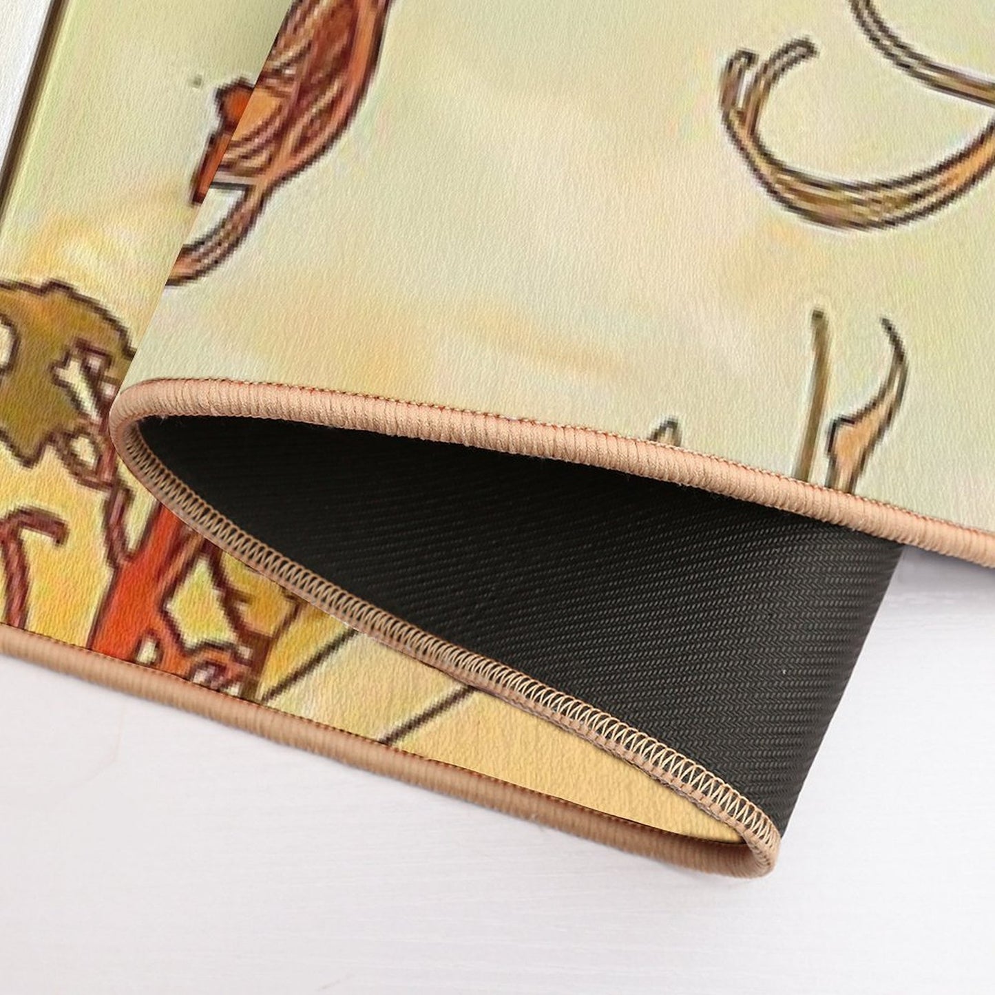 Alphonse Mucha, Summer, 1896, Art Nouveau  Versatile Bath Mat